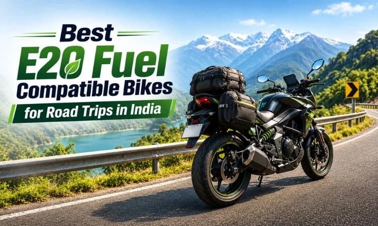 Best E20 fuel compatible bikes on rent
