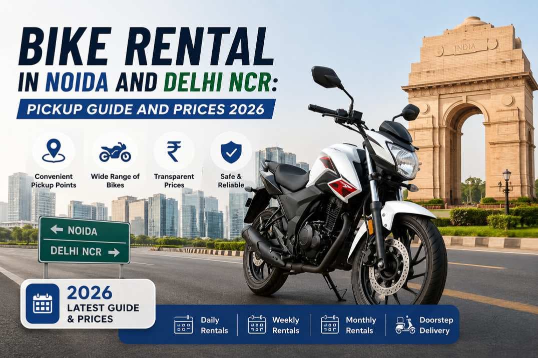 Bike rental in Noida