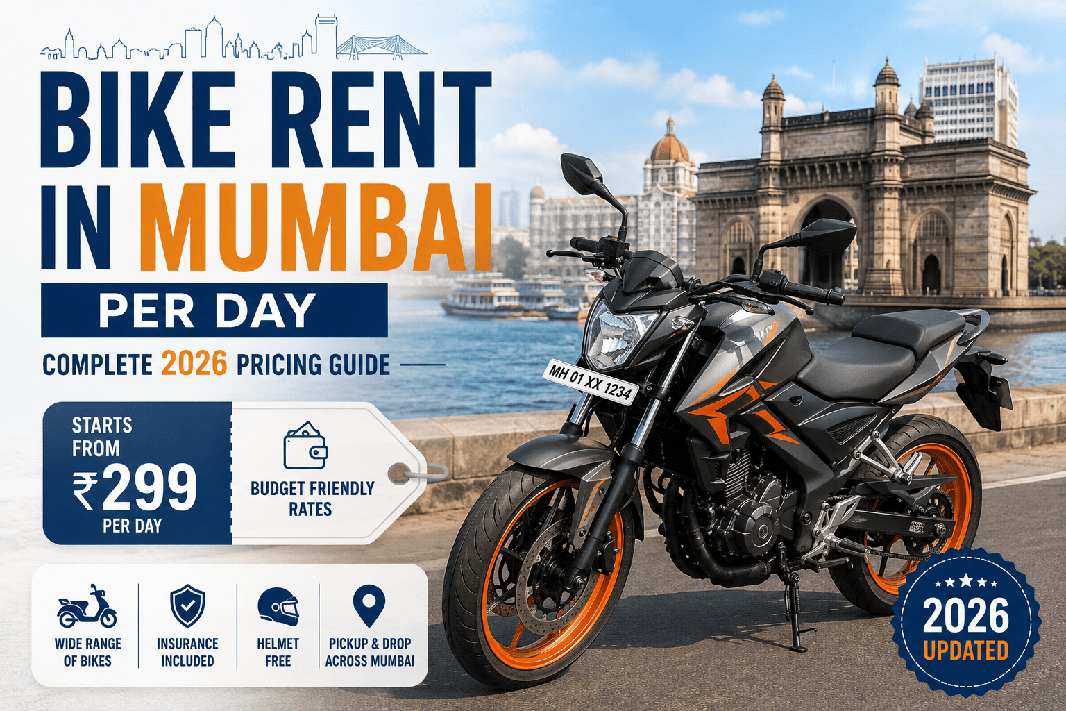 Bike rental in Mumbai