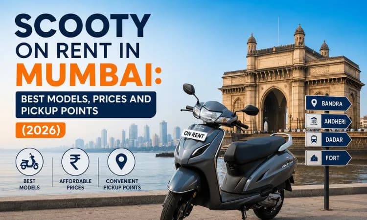 Bike on rent in Mumbai